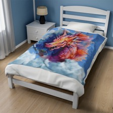 L'AMOUR DE SOI Dragon's Embrace Plush Blanket