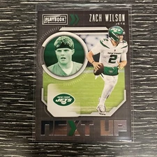 Zach Wilson  2021 Panini Playbook Next Up #NXT-ZWI Jets 4AB