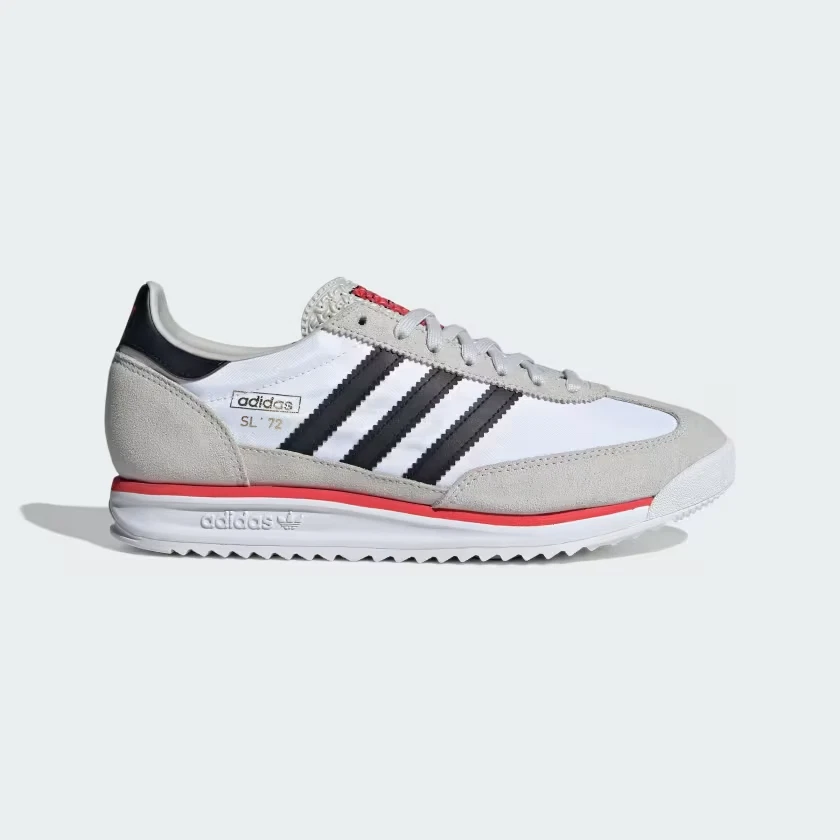 adidas Originals Men's SL 72 RS Shoes in Cloud White / Core Black / Grey One