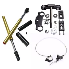 735mm 45 48mm Front Fork Shock +22mm Triple Clamp Tree +Front Brake Caliper Set