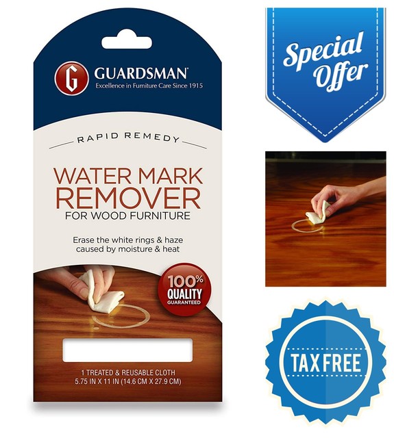 Guardsman Water Mark Remover Cloth Wood Marks Cleaner Wood Furniture