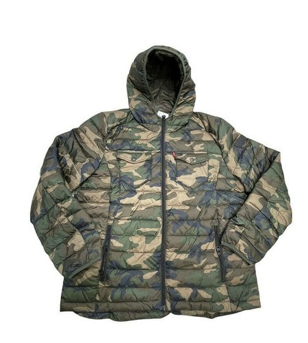 Camouflage Hooded Puffer Jacket | eBay