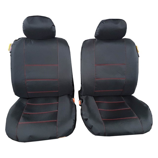 New 2pcs Front Waterproof Canvas Car Seat Covers For Toyota TRD