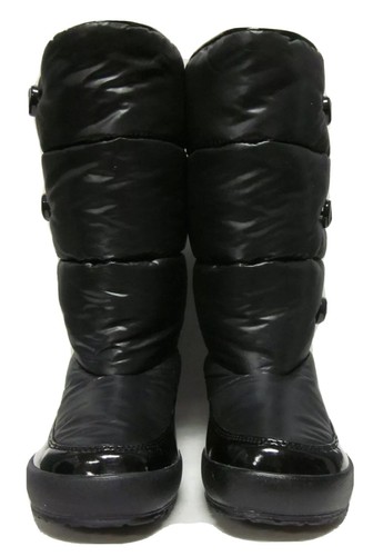 Coach Polina Black Nylon Puffy Boots 