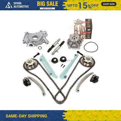 Timing Chain Kit Cam Phaser VCT Selenoid Water Oil Pump Fit 05-09 Ford Mustang
