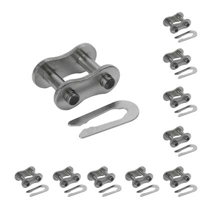 41NP Nickel Plated Connecting Link Roller Chain Master Link ANSI Standard 10-PCS