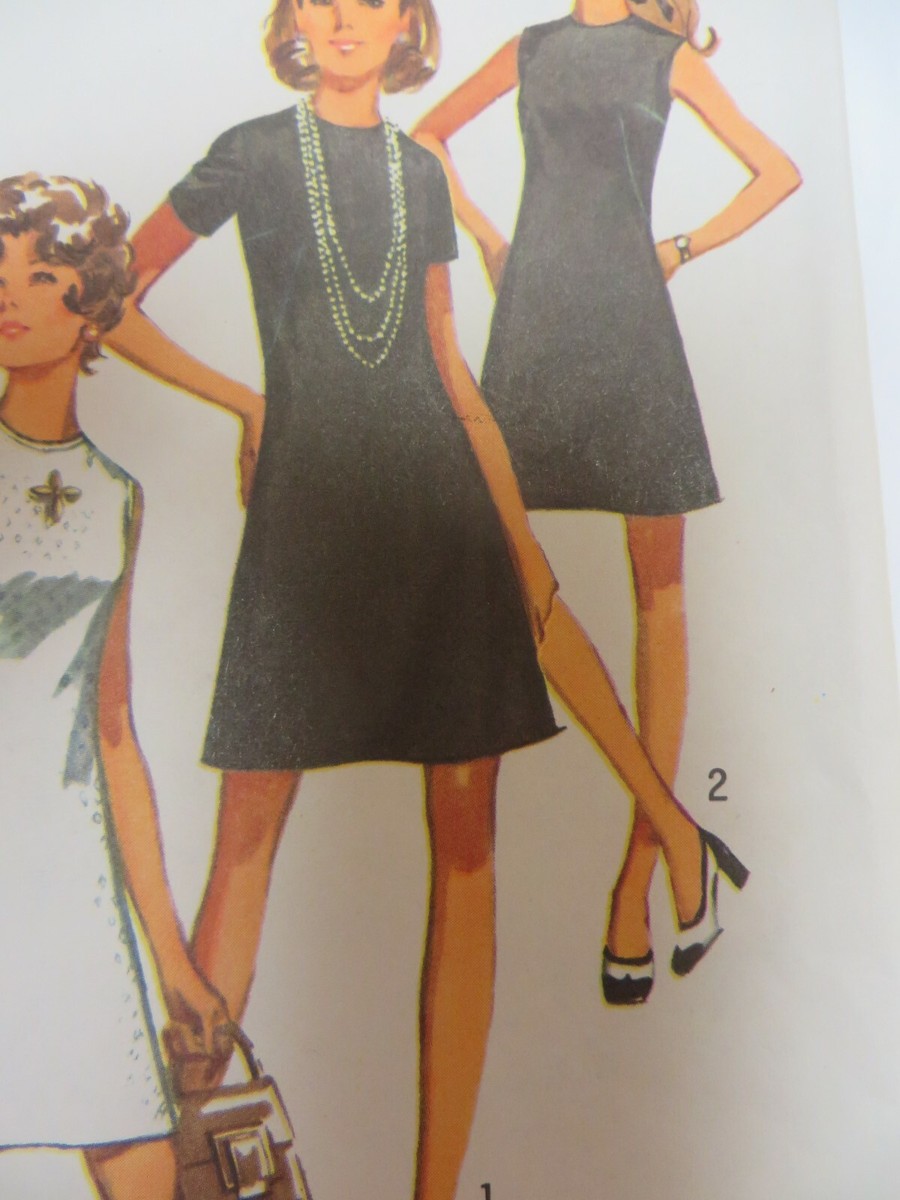 blue dress for baby girl The Little Black Dress Sewing Pattern main image 1