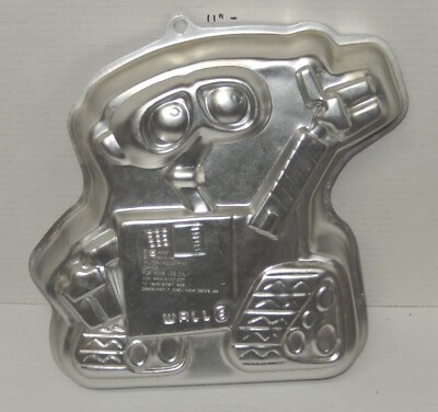 Rare 2008 Wilton Wall E Disney Aluminum Cake Pan 2105-9999