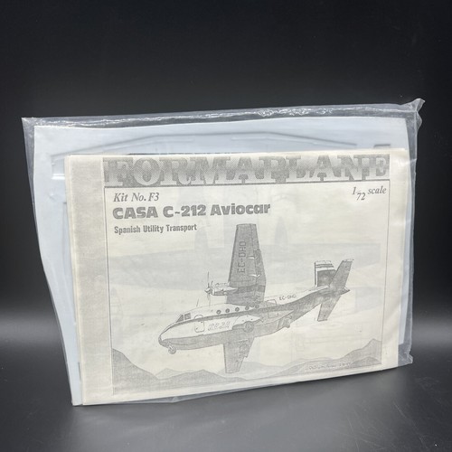 Formaplane Kit No. F3 CASA C-212 Aviocar 1:72 Aircraft Vacform Model Kit - New
