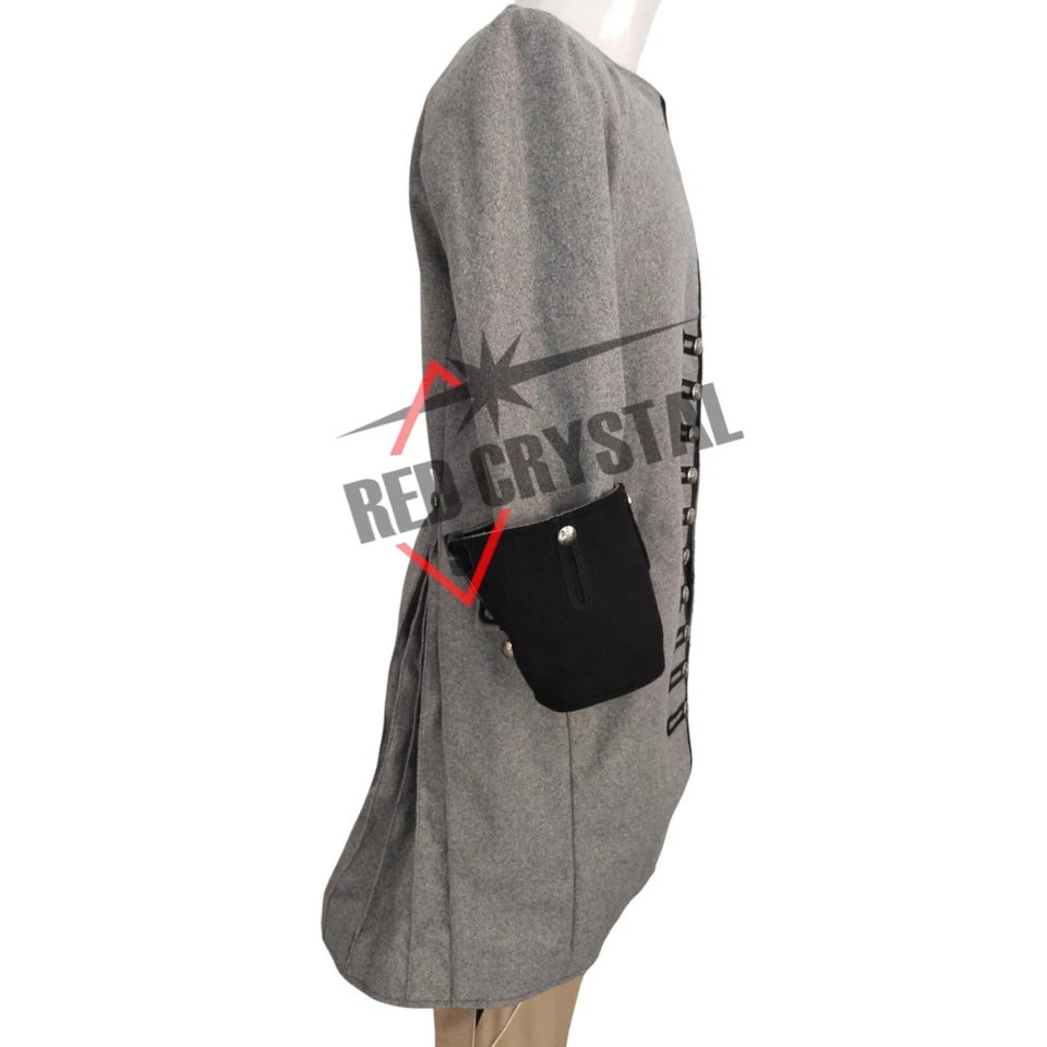 18th Century Pirate Captain Coat With Full Skirted Back and Split Fast shipping - Image 4 of 4