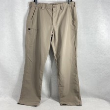 5.11 Tactical Pants Men  s 38x34 Beige Straight Leg Mid Rise Flat Front New
