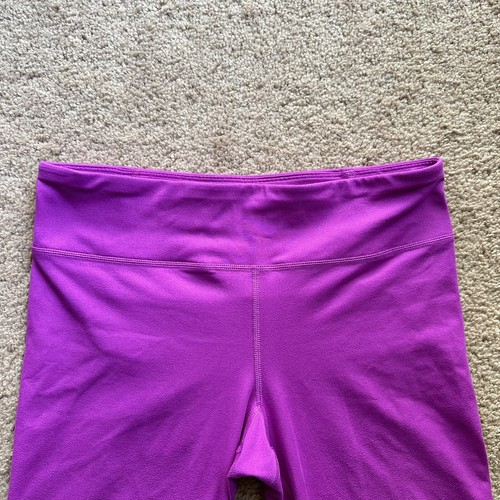 Under Armour Leggings Girls Large Pink Spandex Capri Stretch - Picture 3 of 11
