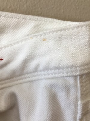 Jeans Blanc Skinny Banana Republic - Taille 26S (tour De Taille 26 Pouces) - Occasion Très Bon état