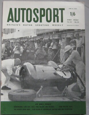 AUTOSPORT magazine 12 June 1959 featuring Humber Super Snipe test