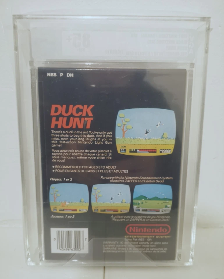 Duck Hunt Nes Nintendo Vga 85+ PAL Sticker Sealed - Image 2 of 2