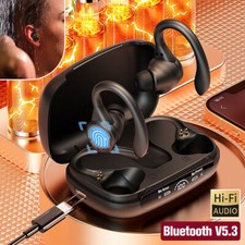 Bluetooth 5.3 Wireless Headset TWS Earphones Earbuds Stereo Headphones Ear Hook
