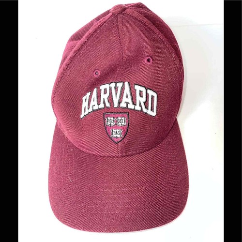 ML Caps maroon adjustable Harvard ball 