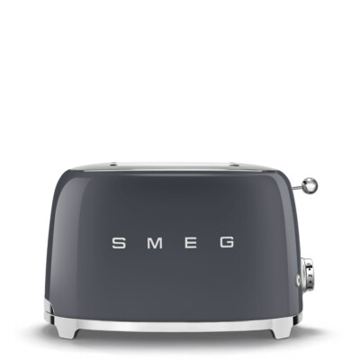 SMEG 2-Schlitz-Toaster, kompakt Slate Grey