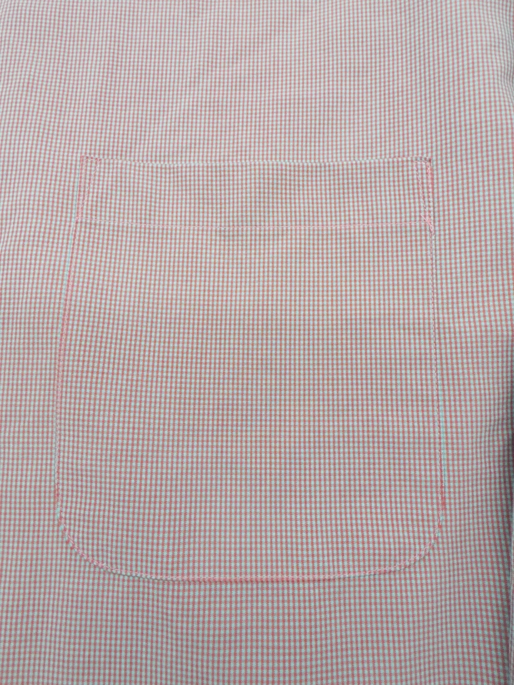 Bugatchi Uomo Long Sleeve Button Down Men's XL Red Gray Check Shirt 2313 - Image 3 of 4