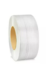 Flexband 3/8 in. x 12900 ft. 8" Core Polypropylene Strap in White