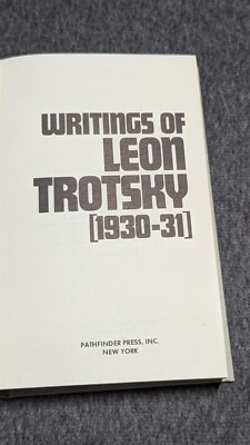 Writings Of Leon Trotsky 1930-31 Hardcover Book First Edition Pathfinder Press
