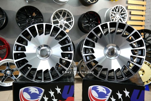 4 x 19 Inch 5x112 Maybach Estilo Negro Pulido Ruedas: Apto Para Mercedes-Benz - Imagen 11 de 12