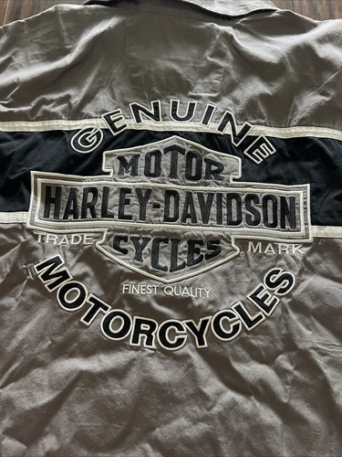 Harley Davidson Men's Size 4XL Garage Short Sleeve Button Up Shirt RN#103819 - Picture 12 of 14