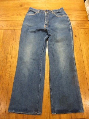 Brittania Women's Size 32 X 34(29) High Waist Relaxed Fit WideJeans Style 7046-6