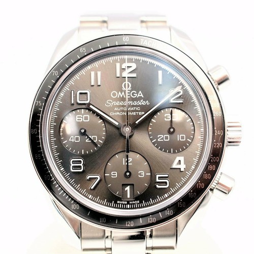 Omega 324.30.38.40.06.001 Speedmaster 38 meccanico a carica automatica 100m  Orologio | eBay