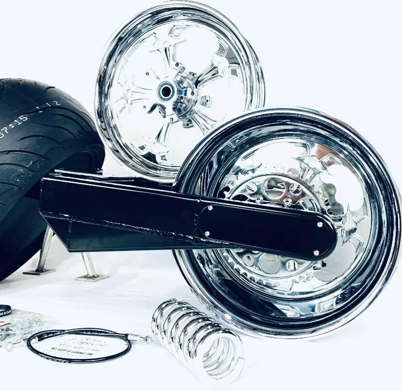HAYABUSA 360 OSD FAT TIRE KIT CHROME STREET FIGHTER WHEELS