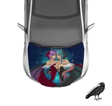 Morrigan Darkstalkers Anime Hood Wrap S7 Weatherproof Vinyl Car Decal 50" X 65"