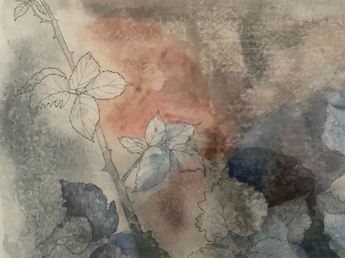 CAMILLE CLAUS (1920-2005) SELTENES AQUARELL UND TINTE LANDSCHAFT SIGNIERT CC1 963 - Bild 5 von 12