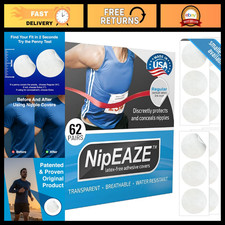 Sports Nipple Covers for Men  Women - Reusable, Waterproof, Comfortable Fit