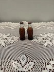 Two Vintage Miniature Glass Coca-Cola Bottles 2.5” tall