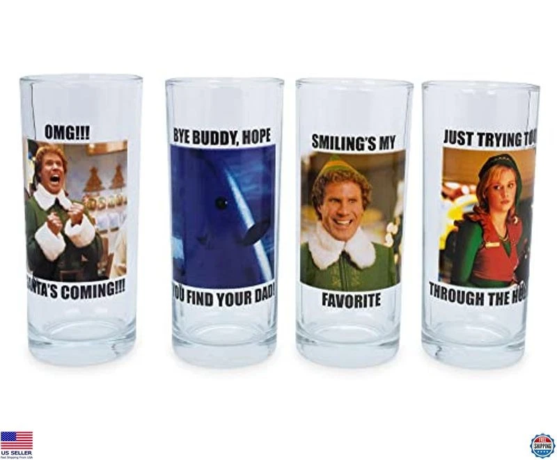 Silver Buffalo Elf Quotes Tumbler Glasses - Thumbnail 4