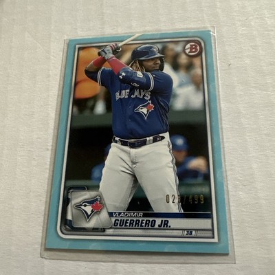 2020 Vladimir Guerrero Jr. Bowman 50 Baseball Sky Blue Paper #23/499 