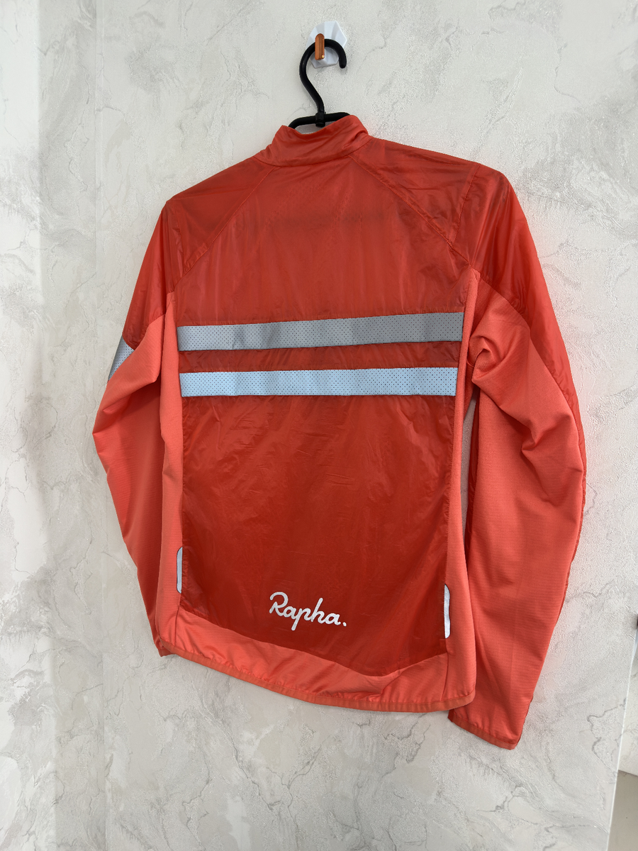 Rapha Women's Brevet Insulated Jacket Orange Size M Cycling