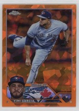2023 Topps Chrome Update Sapphire Edition Orange 11/25 Yimi Garcia García 12kh