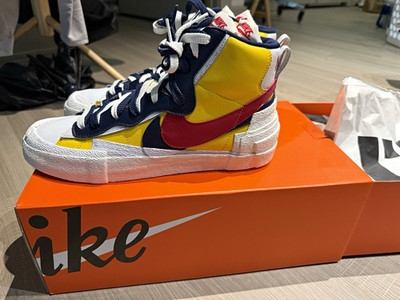 Nike x Sacai Blazer Mid Maize Navy