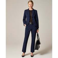 J Crew Crop Fit Blazer 2 Navy Blue NWT Jacket CI624 J.Crew Stretch Academia Prep