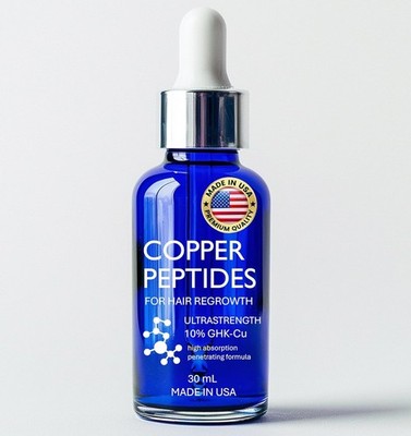 Copper Peptide Hair Growth Serum 10% Liposomal 7x Absorption