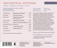 Choir Of Merton Coll - Orchestral Anthems Elgar / Fi - Cd - G4Z