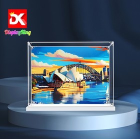 Display King -Display case with screw for Lego Sydney 21032 (NEW)
