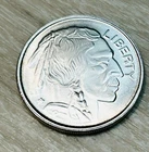 Buffalo 1 Troy Ounce .999 Fine Silver Native American Round Coin 0.999 No Date