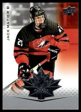 2021-22 Upper Deck Team Canada Juniors Jack Matier #93