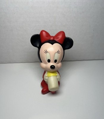 Vintage Baby Minnie Mouse Squeeze Bath Tub toy Disney