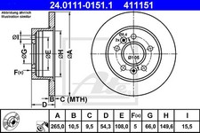 Disque de frein Renault AVANTIME