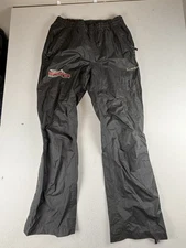Mens Simms Black Fishing Rain Pants Size Small Wondbreaker