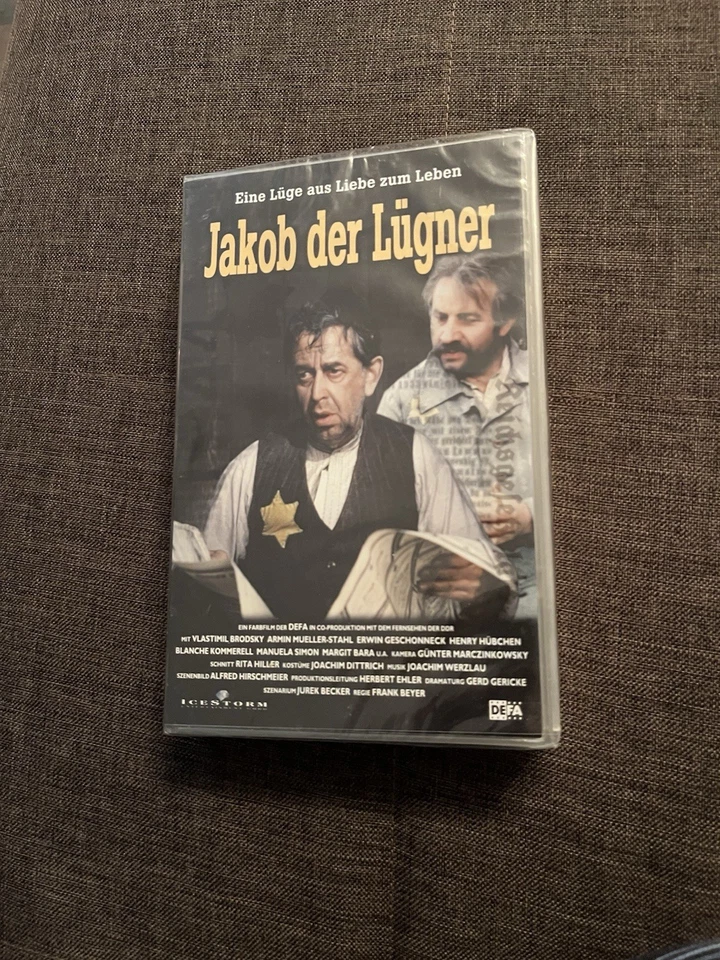 Jakob Der Lügner VHS Video Kassette 1974 OVP