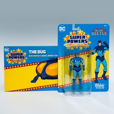 Super Powers The Bug Blue Beetle McFarlane DC Action Figure Bundle